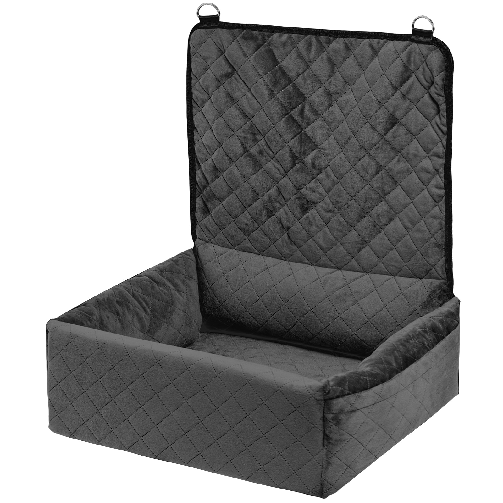 Dog Booster Car Seat For Small And Medium Dogs Comfortable Travel_voghion.com